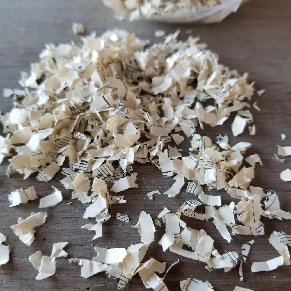 Vintage Sheet Music Confetti | Wedding Exit Toss | 4 Cups